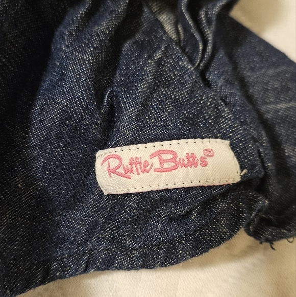 Ruffle Butts Ruffled Denim Bow Skirt - Picture 2 of 4